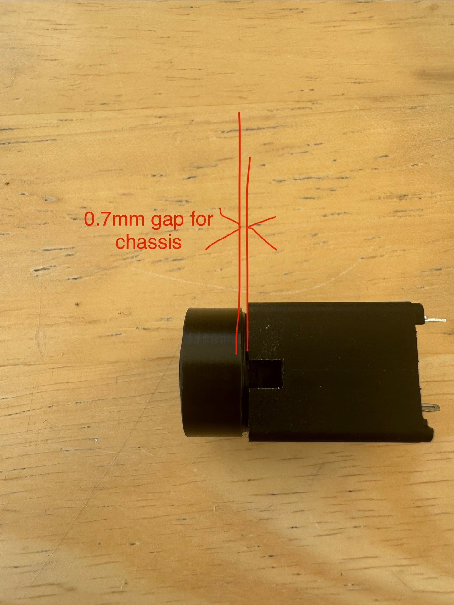 Dynachord Echochord 15mm DIN to 1/4” Jack Adapter (Rear)
